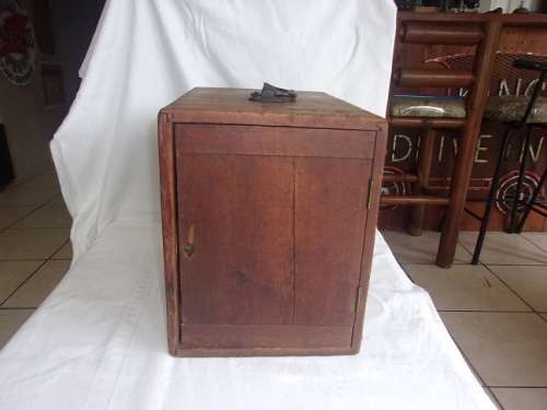 Rare Victorian Willcox & Gibbs sewing machine with wooden carry case