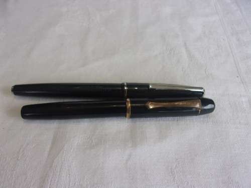 Vintage Tropen Scholar & Platignum Silverline fountain pens for 1 bid