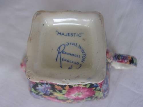 Vintage Royal Winton Chinz `Majestic` pattern tea set