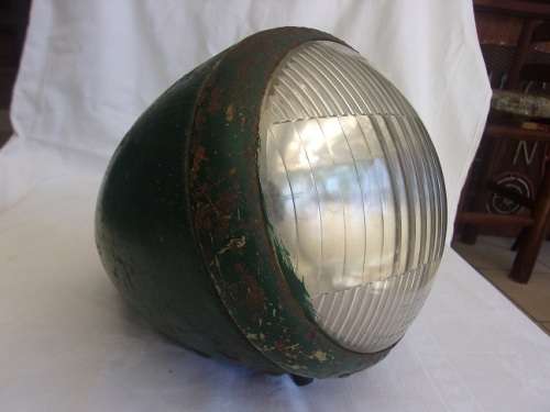 Large vintage art deco truck Tilt Ray headlamp