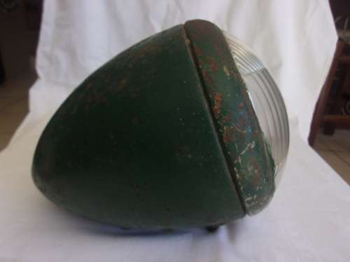 Large vintage art deco truck Tilt Ray headlamp