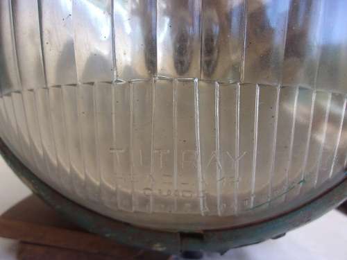 Large vintage art deco truck Tilt Ray headlamp