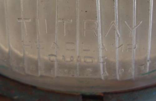 Large vintage art deco truck Tilt Ray headlamp