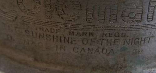 Pre WW2 Coleman 242 B Sport-Light  pressure lantern for restoration - made in Canada