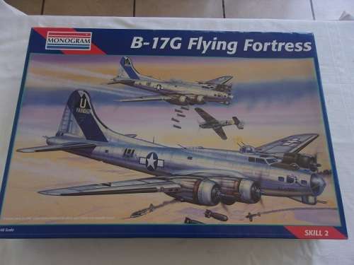 Monogram 1:48 scale B-17g Flying Fortress model plane kit - 5600