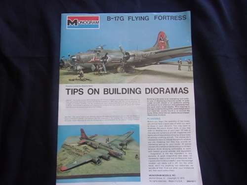 Monogram 1:48 scale B-17g Flying Fortress model plane kit - 5600