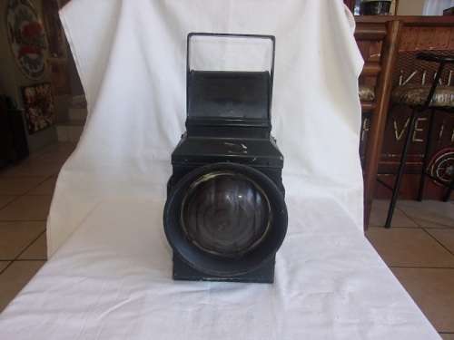 Vintage SAR/SAS guards van lamp with original burner