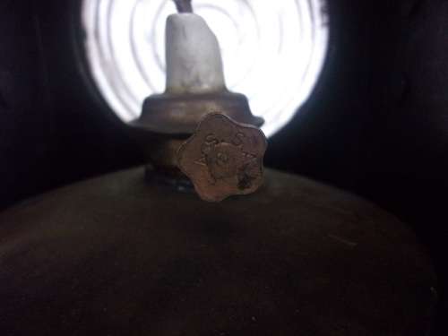 Vintage SAR/SAS guards van lamp with original burner