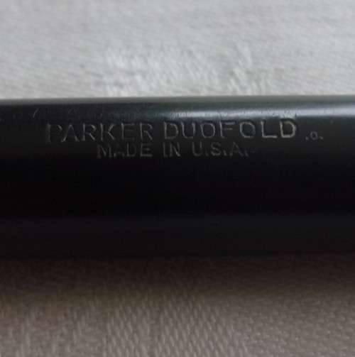 Vintage Parker Duofold gold filled button filler fountain pen
