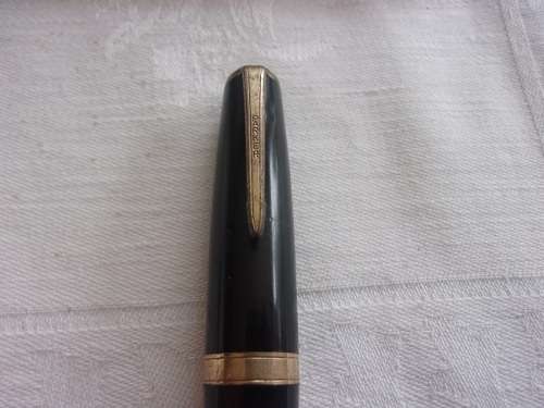 Vintage Parker Duofold gold filled button filler fountain pen