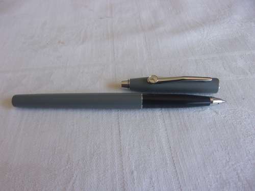 Vintage matte grey Cross 3 piece pen & pencil set - Mercedes logo