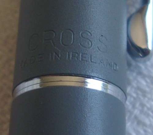 Vintage matte grey Cross 3 piece pen & pencil set - Mercedes logo