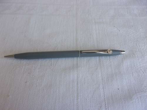 Vintage matte grey Cross 3 piece pen & pencil set - Mercedes logo