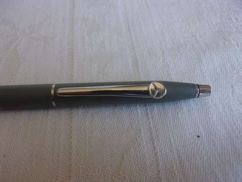 Vintage matte grey Cross 3 piece pen & pencil set - Mercedes logo