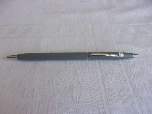 Vintage matte grey Cross 3 piece pen & pencil set - Mercedes logo