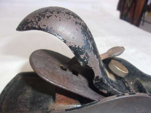 Vintage Shelton No. 4 block plane - US. Pat. No. 1914609