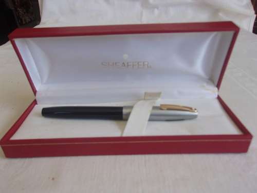 Vintage cased Sheaffer 440 White Dot fountain pen with 14k gold nib