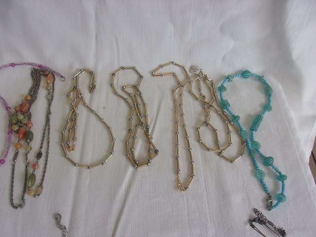 Large lot of vintage costume jewellery in an old box