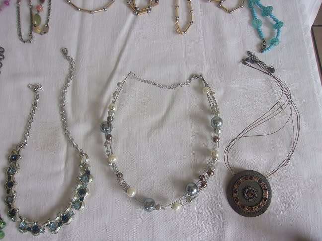 Large lot of vintage costume jewellery in an old box