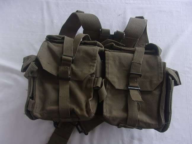 Vintage SADF webbing (with dixies) and `grootsak` for 1 bid