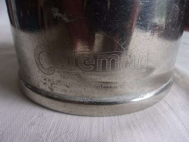 Vintage Coleman No. 249 `Scout` pressure lantern for restoration - made in Canada