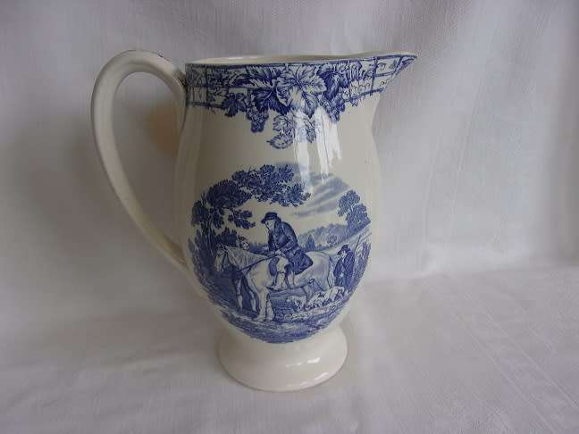 Vintage Copeland Spode blue `Byron` part dinner service