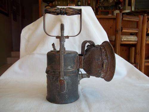A vintage SAR/miners carbide lamp