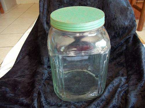 Remember this!!! An old bottle with green lid that used to hold sweets in the shops