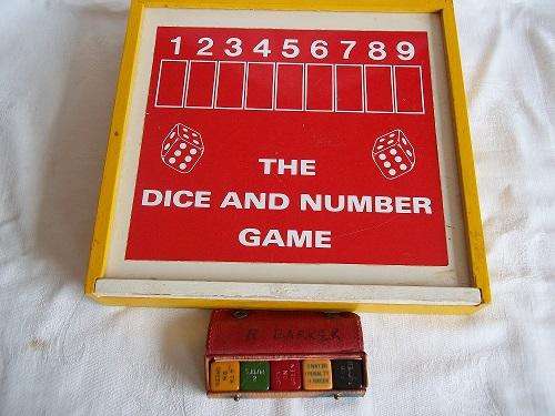 Two vintage dice games for 1 bid!!!