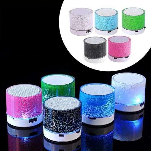 LED Mini Portable Wireless Bluetooth Speaker TF USB Music Sound Subwoofer Box - CHEAPEST SHIPPING