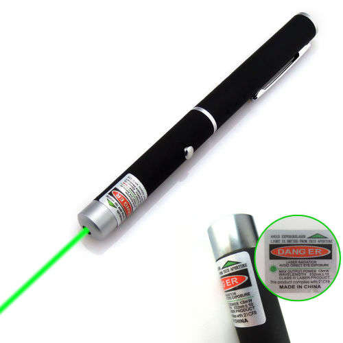 FREE SHIPPING - Military 5MW High-Powered Green Laser Pointer Pen Lazer 532nm Visible Beam Light