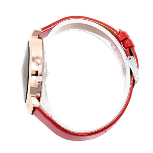 FREE SHIPPING - Women PU Leather Casual Watch Luxury Analog Quartz Crystal Wristwatch     K