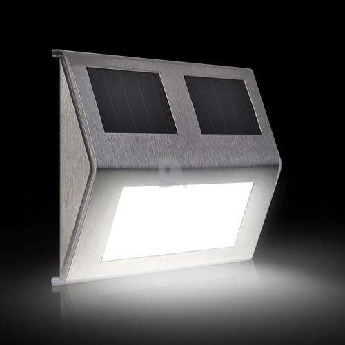 Stainless Steel Solar Powered 2 LED Light