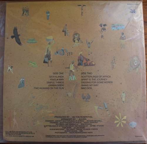 Juluka - Scatterlings, Vinyl