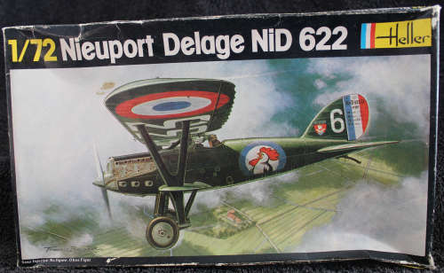 1/72 Nieuport Delage NiD 622 Airplane