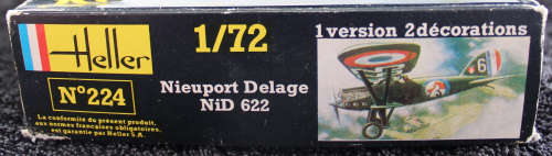 1/72 Nieuport Delage NiD 622 Airplane
