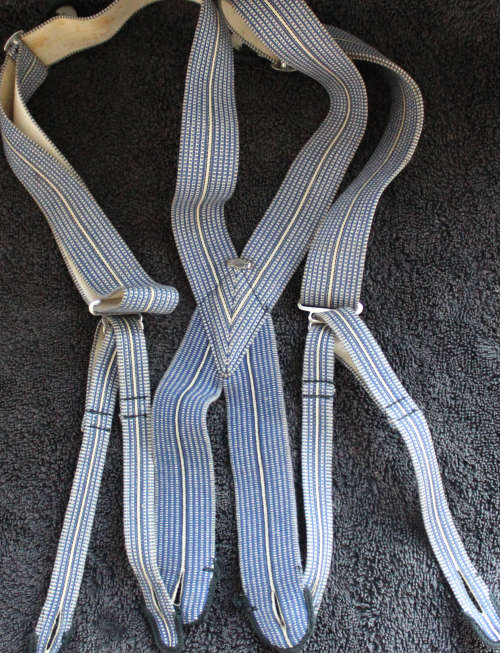 Vintage Light Blue Cross Bands