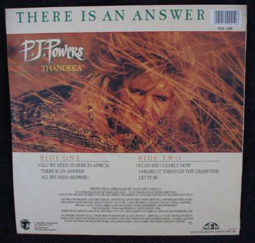 P.J. Powers - There Is An Answer Vinyl