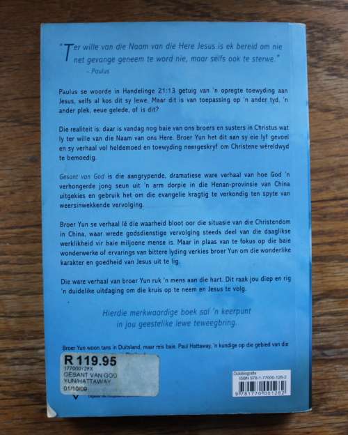 Gesant van God by Broer Yun & Paul Hattaway. Translated by Cliff Smits