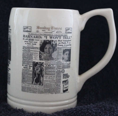 Crescent Ware Cape Times Newspaper Beer Mug 2