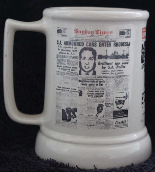 Crescent Ware Newspaper Beer Mug 2