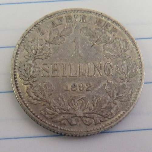 1892 SHILLING   DETAIL