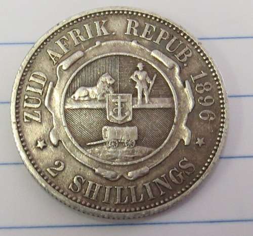 1896  2 shillings   VF+