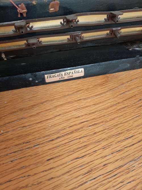 Large  SAIL SHIP MODEL   FRAGATA ESPANOLA  ANO 1780