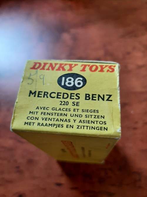 INVESTMENT!  MERCEDES  DINKY TOY MADE BY MECCANO during 1961-67 ORIGINAL BOX     in display unit