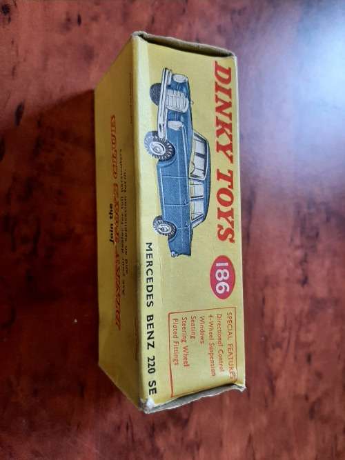 INVESTMENT!  MERCEDES  DINKY TOY MADE BY MECCANO during 1961-67 ORIGINAL BOX     in display unit
