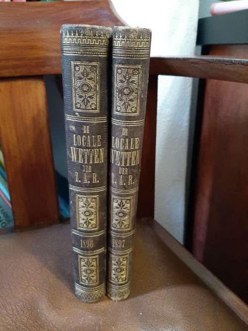 DER LOCALE WETTEN DER ZAR   1896and1897   BOOKS IN VERY GOOD CONDITION