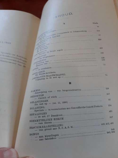 DER LOCALE WETTEN DER ZAR   1896and1897   BOOKS IN VERY GOOD CONDITION