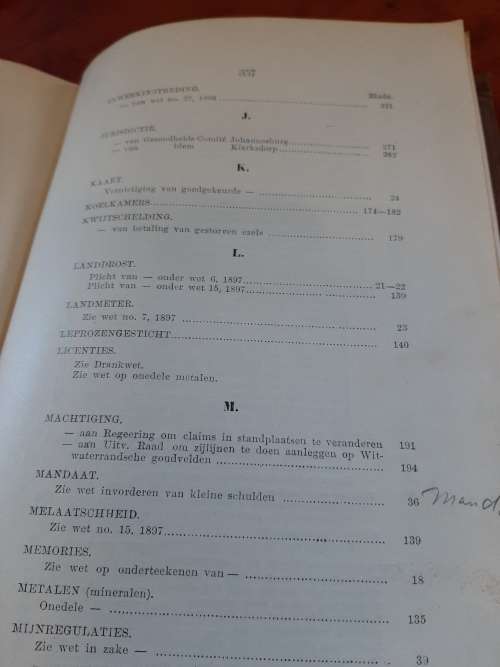 DER LOCALE WETTEN DER ZAR   1896and1897   BOOKS IN VERY GOOD CONDITION