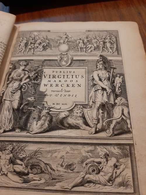 Wercken vertaelt door Vondel   1646 gepubl!!